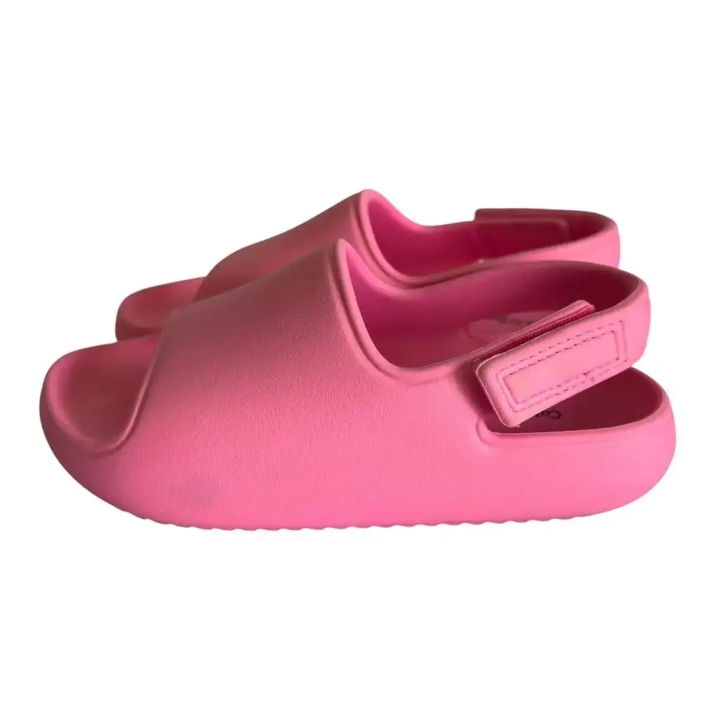 Cat & Jack Hot Pink Slide Sandals Toddler Size 8 Shoes